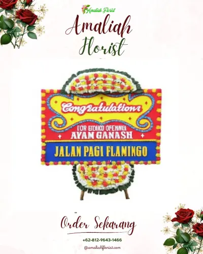 Bunga Papan Congratulation di Gubeng